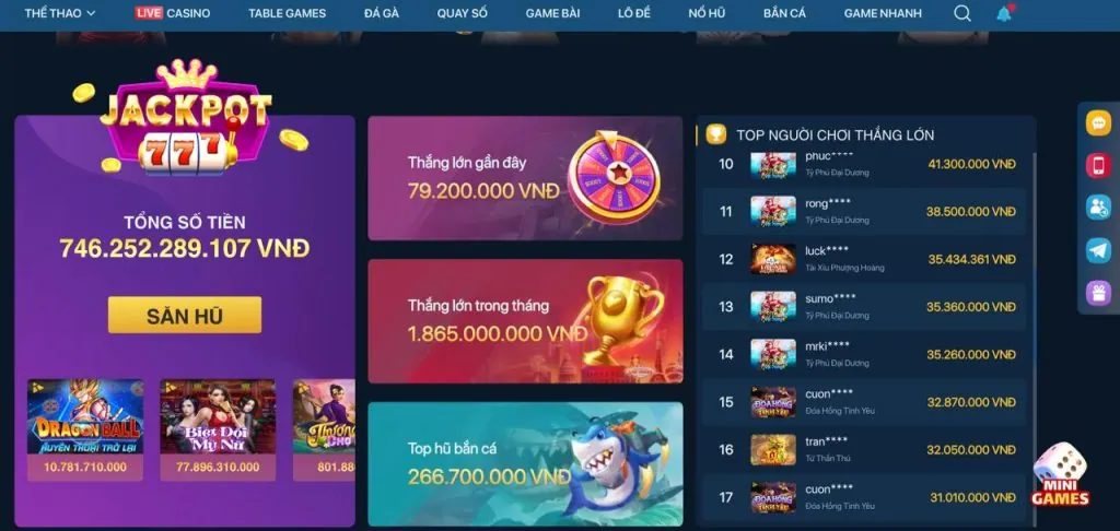 Đa dạng các lựa chọn trò chơi và khuyến mãi tại J88 Game
